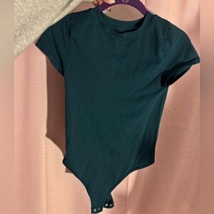 Target Teal Short Sleeve Bodysuit